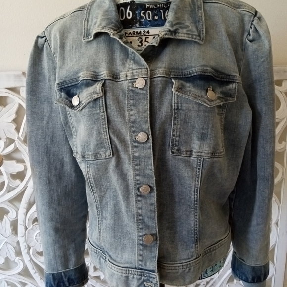 maurices XL Light Sandblast Denim Jacket - Picture 3 of 17